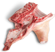 Frozen Pig Front with Cheek In Spain